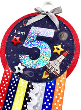 Load image into Gallery viewer, Space Rosette Badge - Ages 3-9 years
